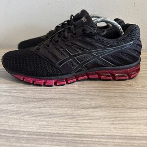 Asics T6G7N Gel Quantum 180 Black Synthetic Mesh Running Sneakers Women's Sz 12